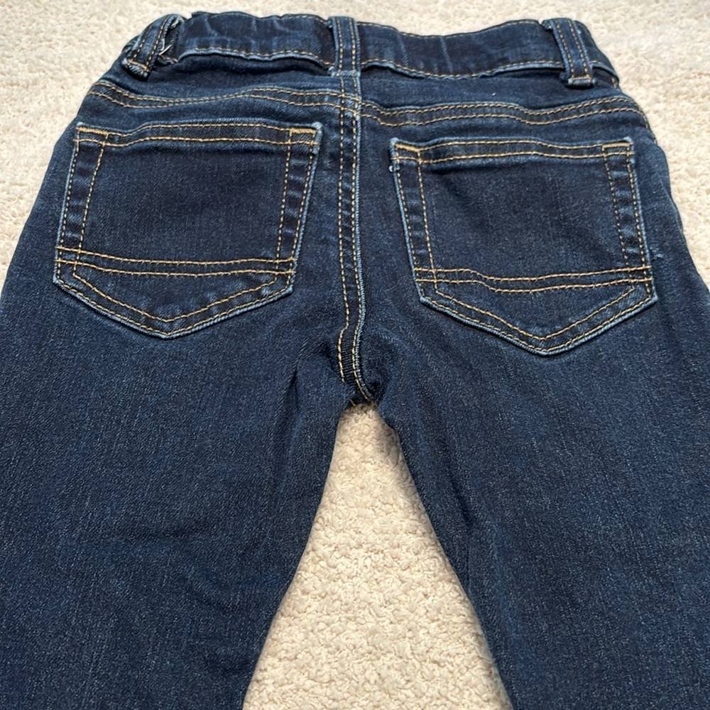 Cat & Jack Super Stretch Skinny Boys Toddler Jeans 2T - Picture 3 of 8